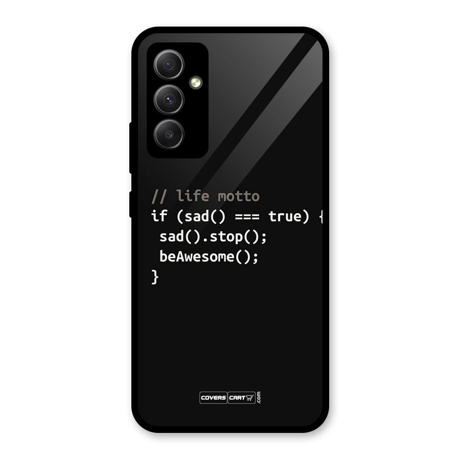 Programmers Life Glass Back Case for Galaxy A34