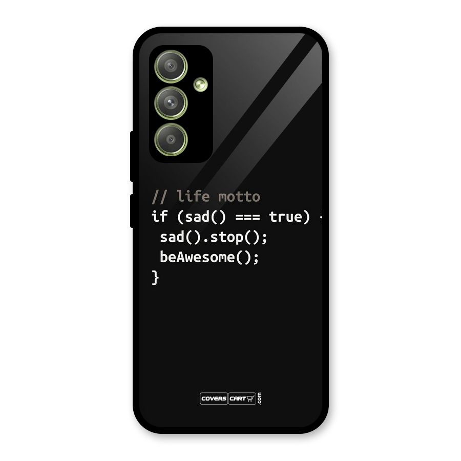 Programmers Life Glass Back Case for Galaxy A54