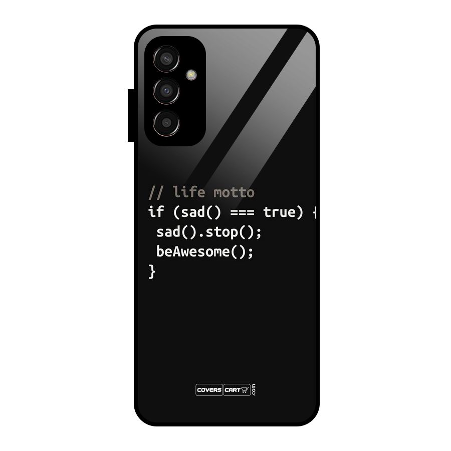 Programmers Life Glass Back Case for Galaxy F13
