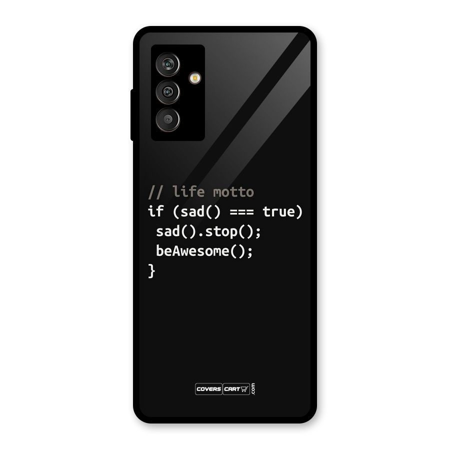 Programmers Life Glass Back Case for Galaxy M13