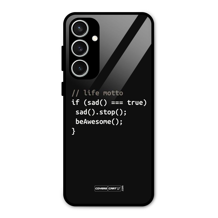 Programmers Life Glass Back Case for Galaxy S23 FE