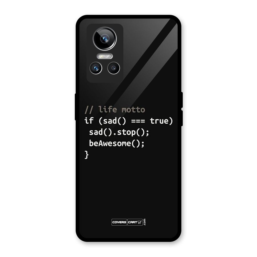 Programmers Life Glass Back Case for Realme GT Neo 3