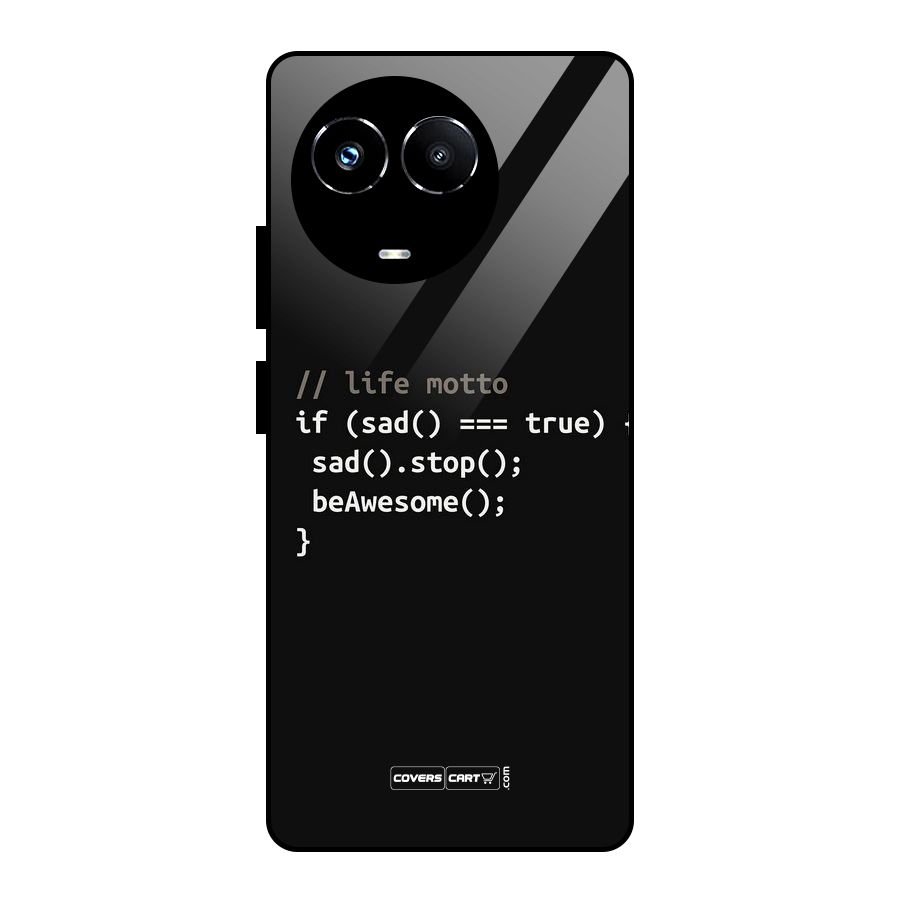 Programmers Life Glass Back Case for Realme Narzo 60X