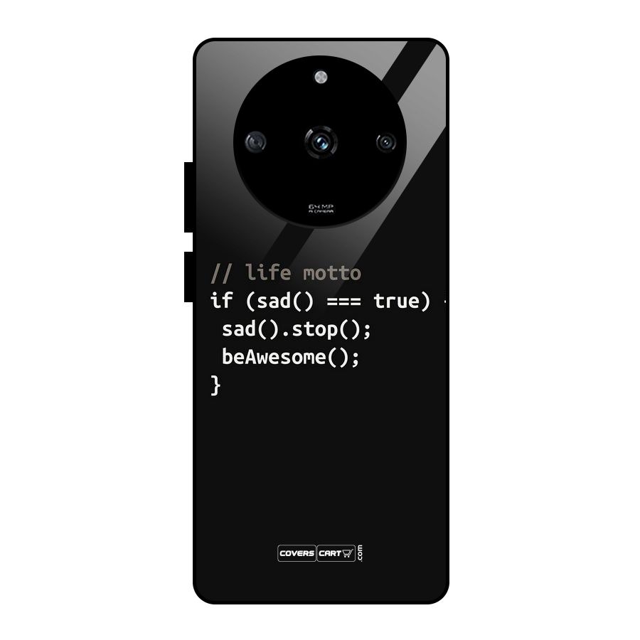 Programmers Life Glass Back Case for Realme Narzo 60 5G