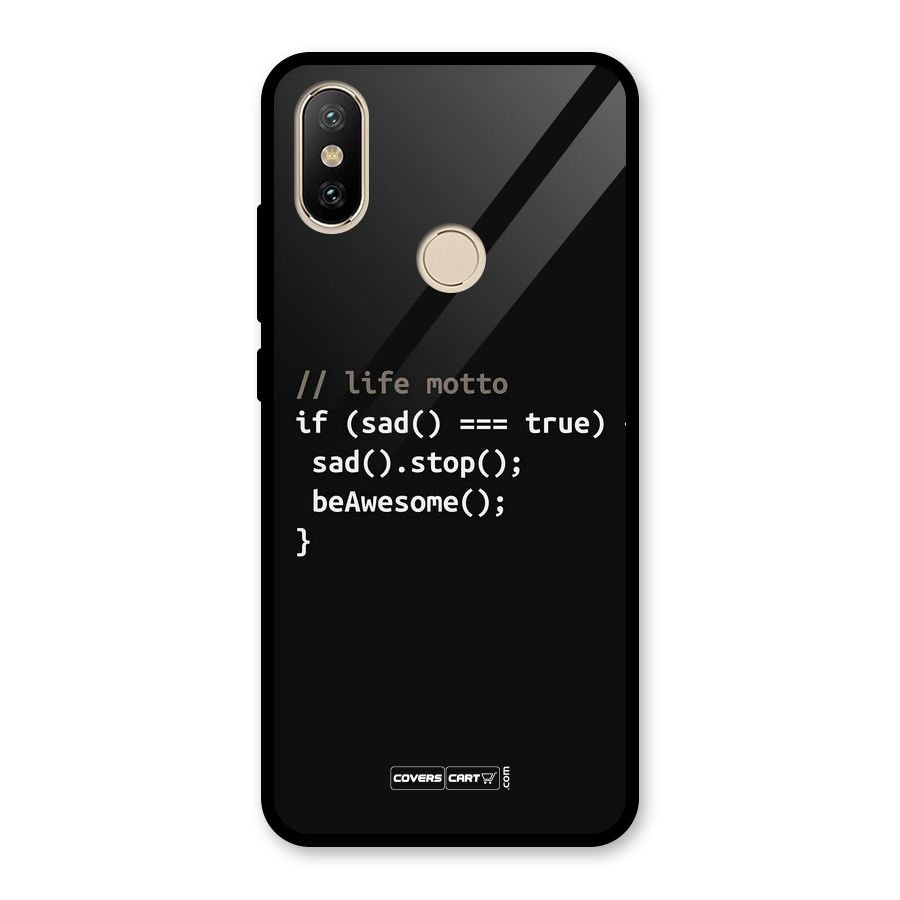 Programmers Life Glass Back Case for Redmi A2