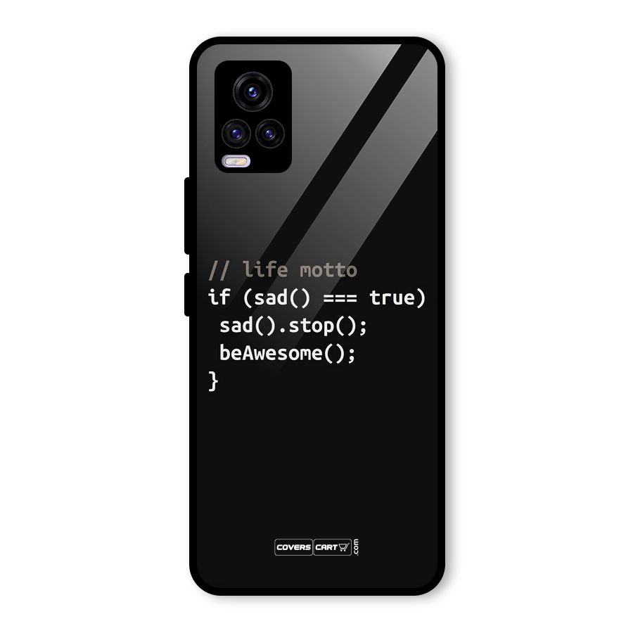 Programmers Life Glass Back Case for Vivo V20 2021