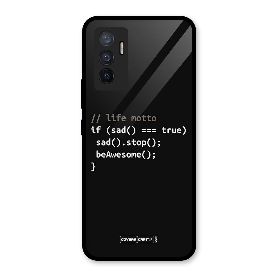 Programmers Life Glass Back Case for Vivo V23e