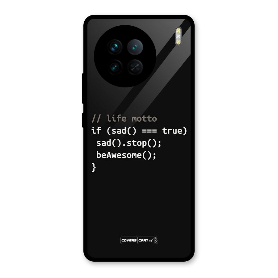 Programmers Life Glass Back Case for Vivo X90