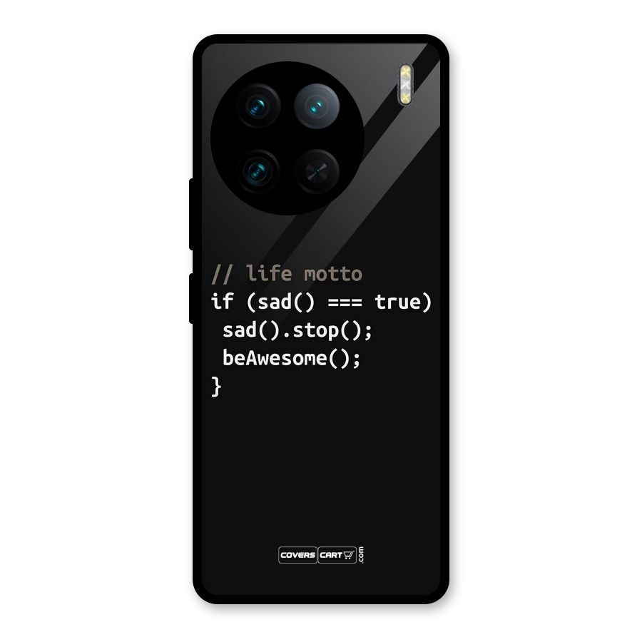 Programmers Life Glass Back Case for Vivo X90 Pro