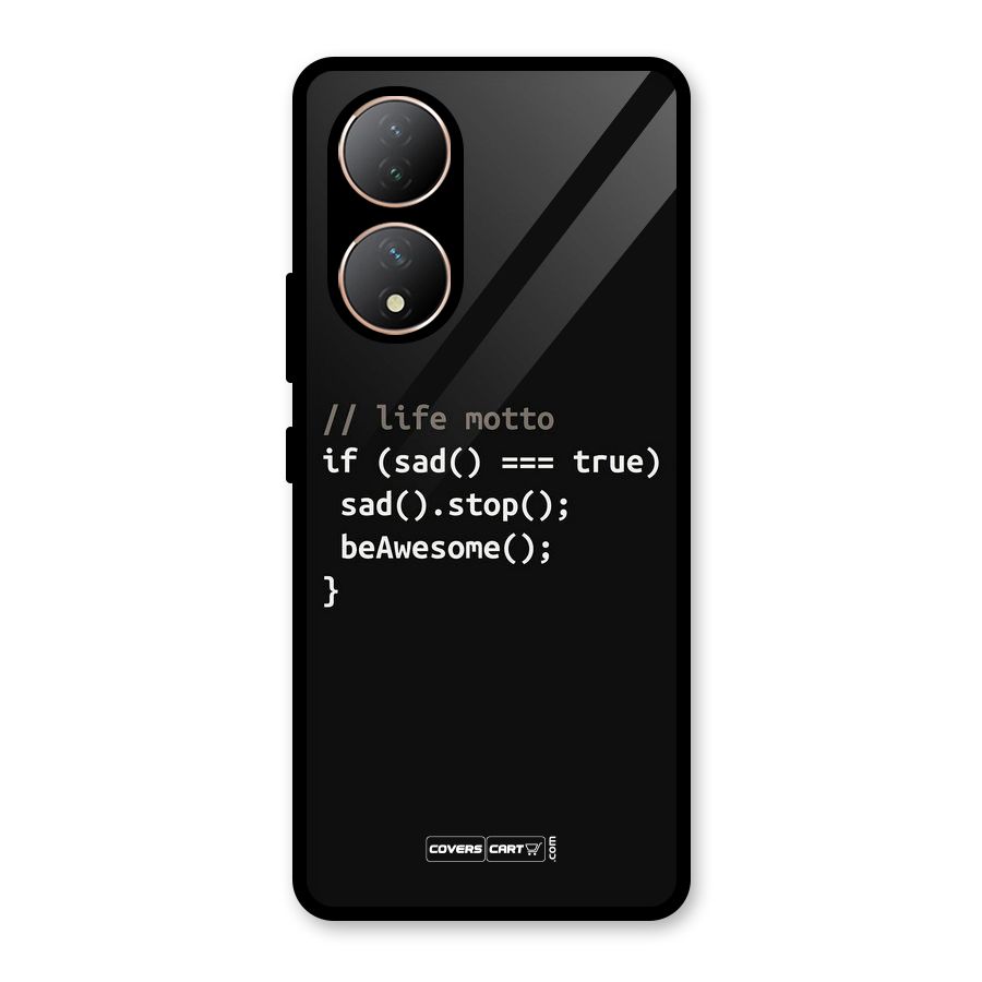 Programmers Life Glass Back Case for Vivo Y100A