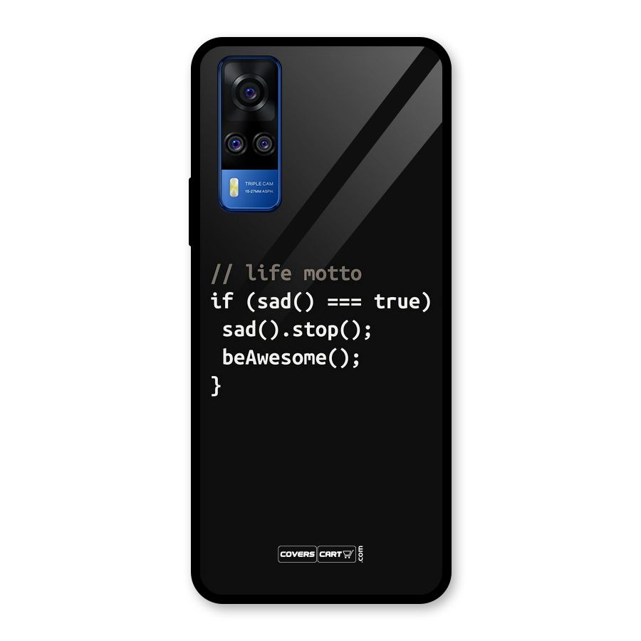 Programmers Life Glass Back Case for Vivo Y31