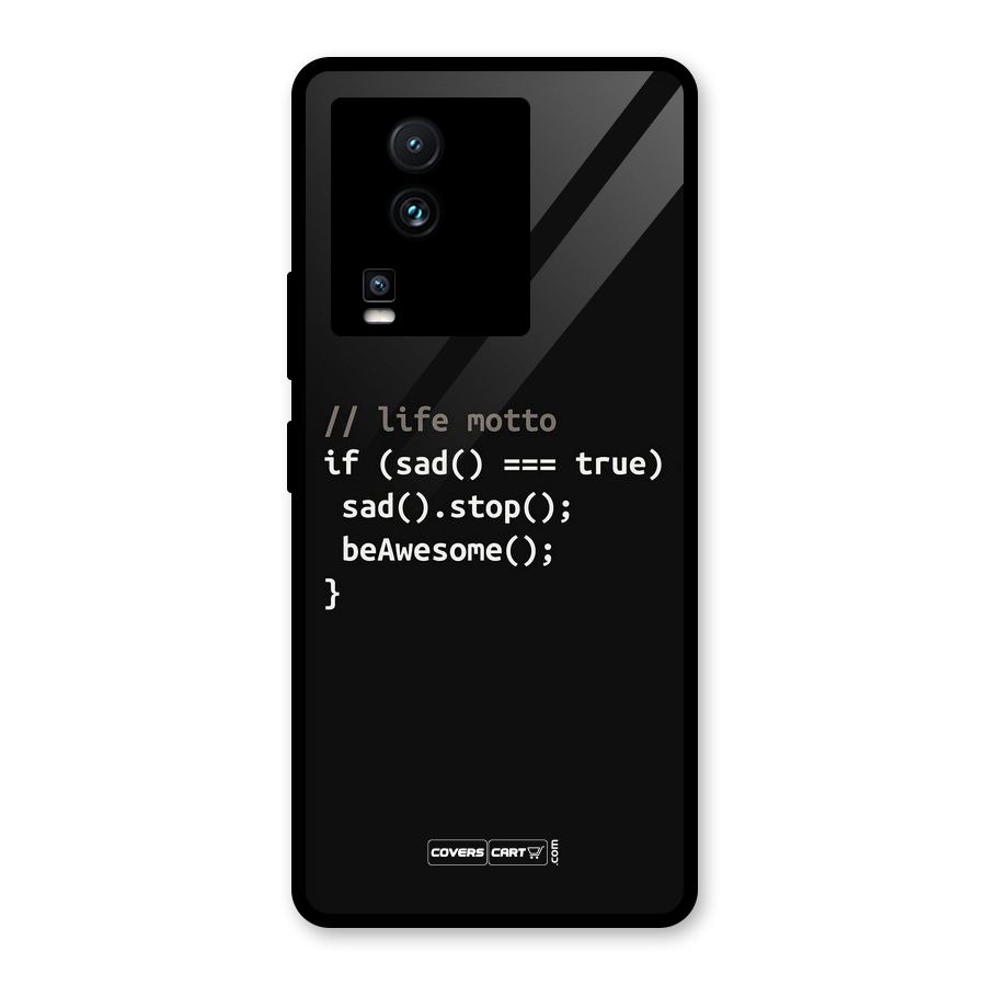 Programmers Life Glass Back Case for Vivo iQOO Neo 7 Pro