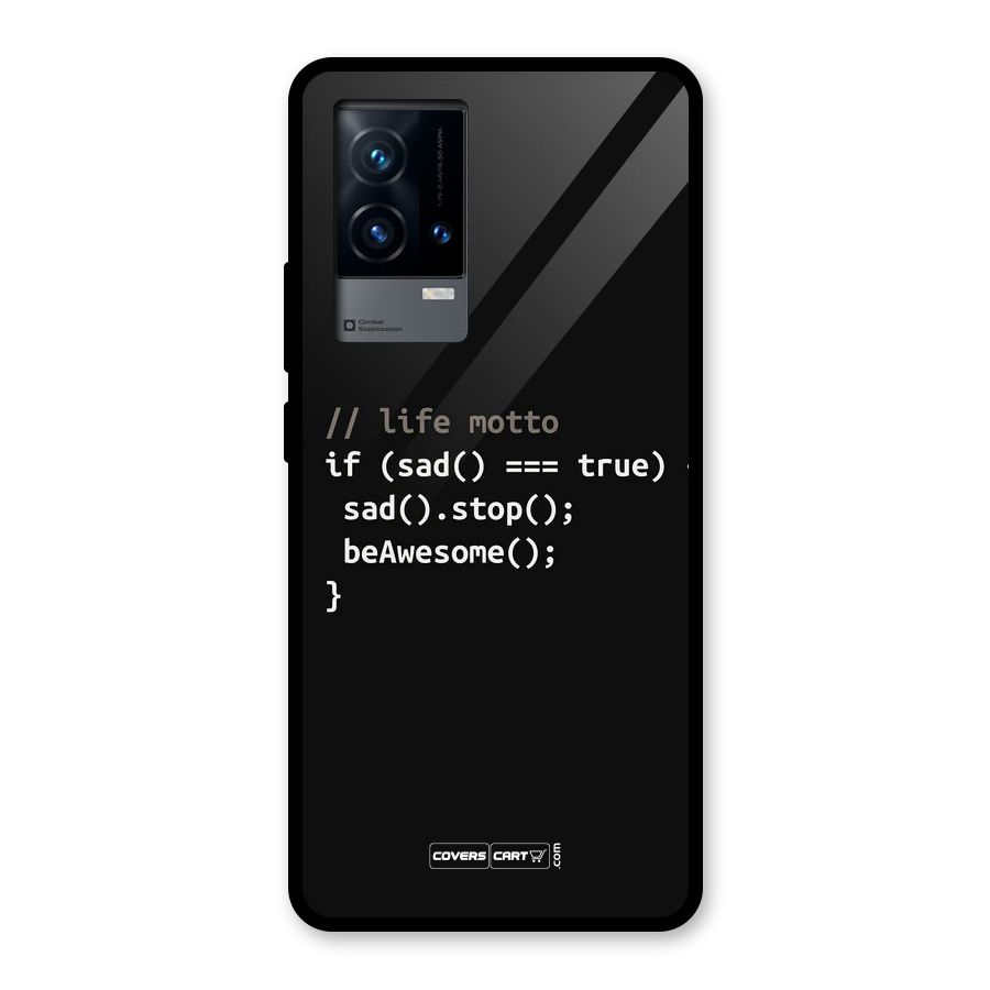 Programmers Life Glass Back Case for iQOO 9 5G