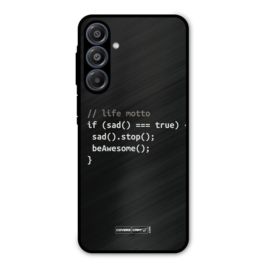Programmers Life Metal Back Case for Galaxy A16 5G