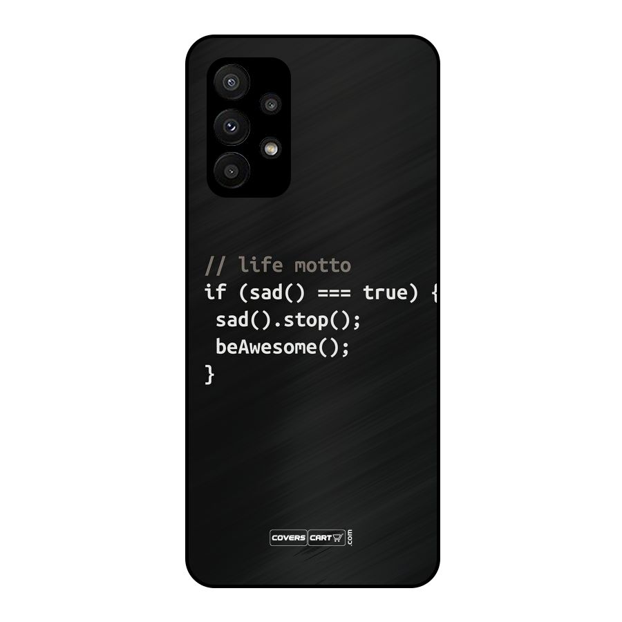 Programmers Life Metal Back Case for Galaxy A23