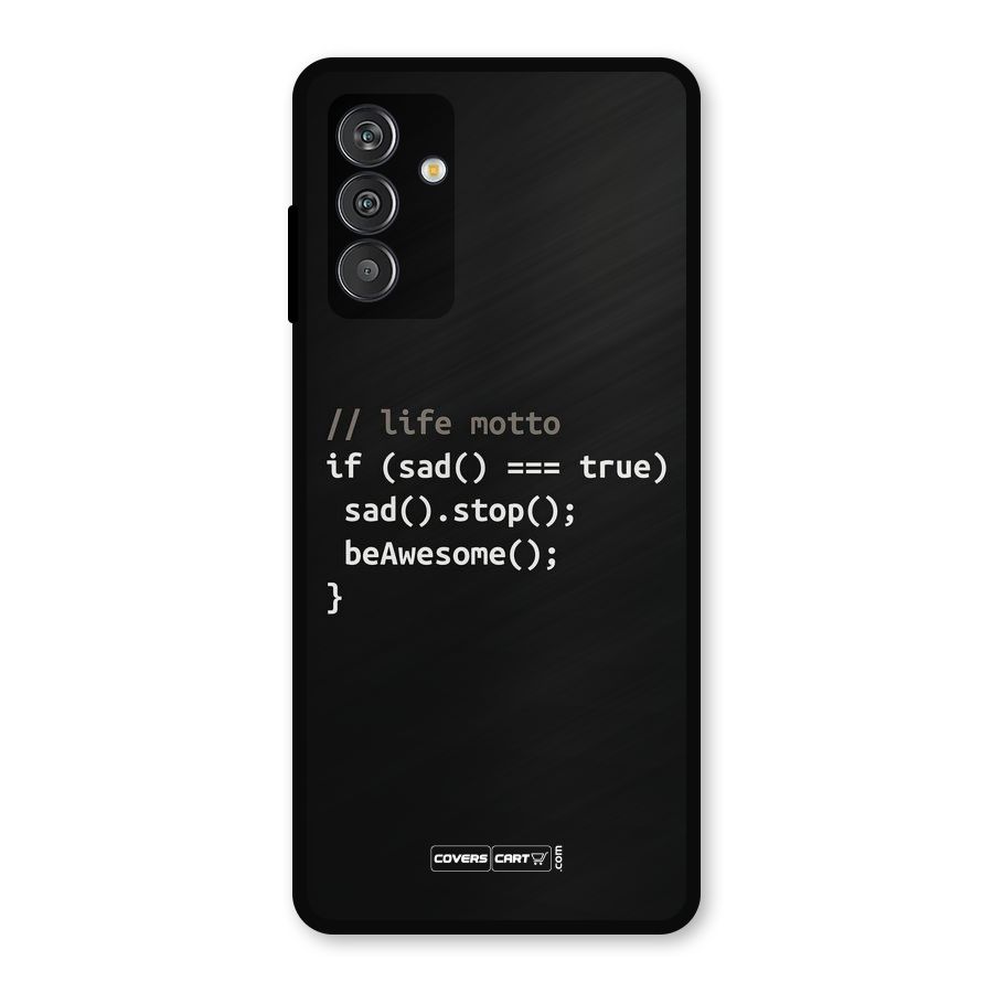 Programmers Life Metal Back Case for Galaxy F13