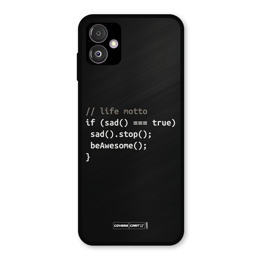 Programmers Life Metal Back Case for Galaxy F14