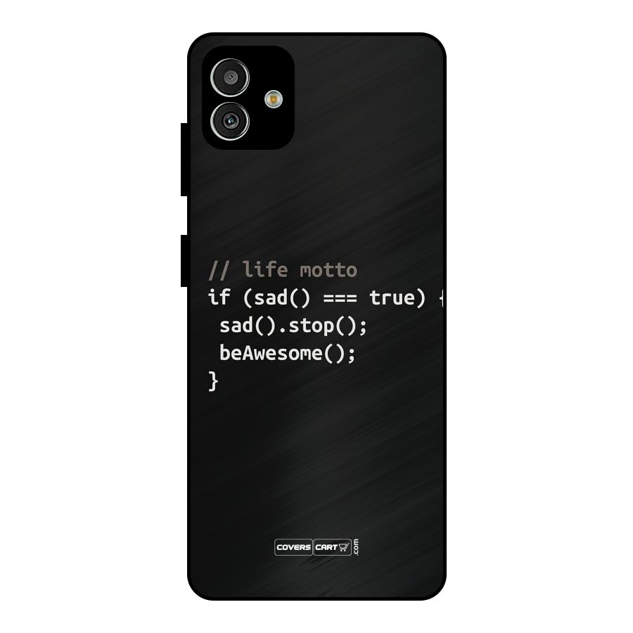 Programmers Life Metal Back Case for Galaxy M13 5G