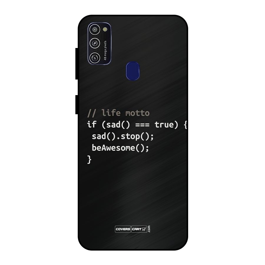 Programmers Life Metal Back Case for Galaxy M30s