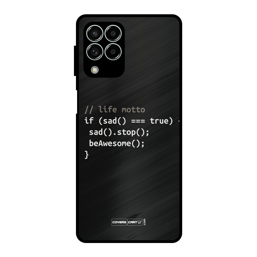 Programmers Life Metal Back Case for Galaxy M33