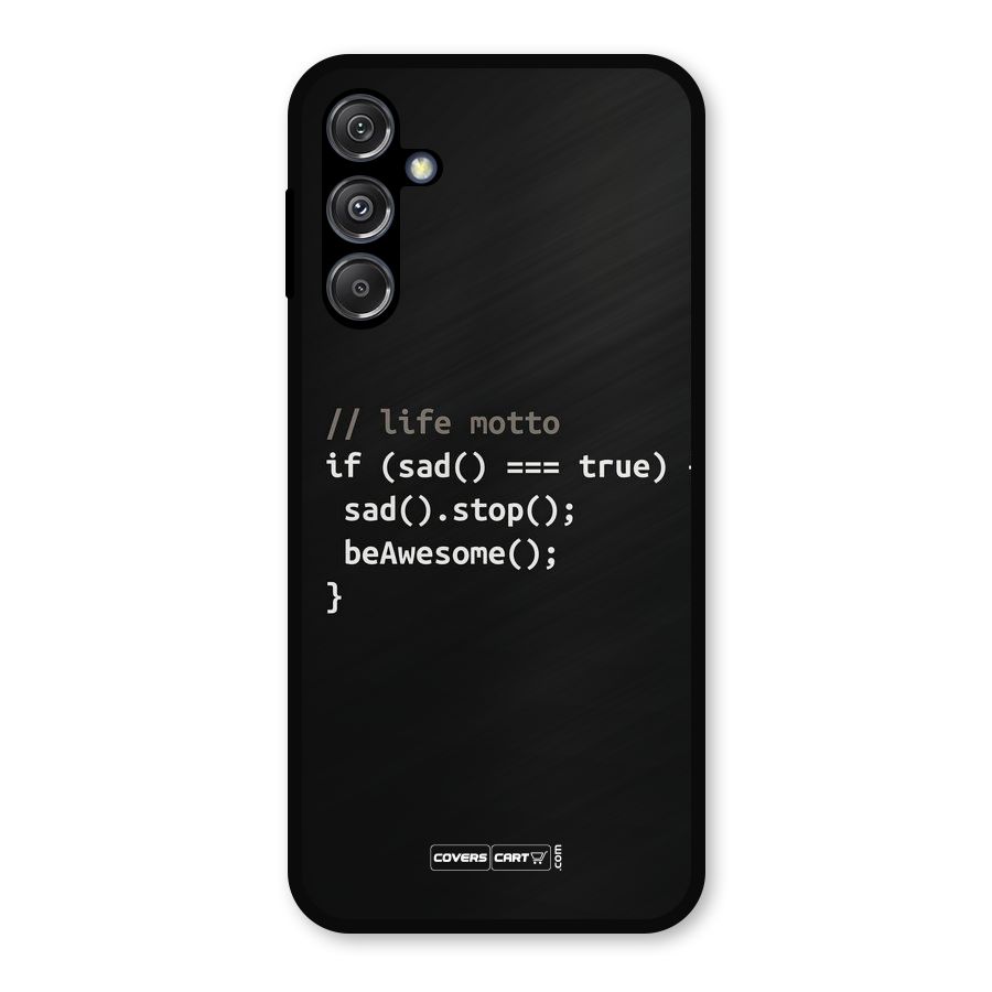 Programmers Life Metal Back Case for Galaxy M34 5G