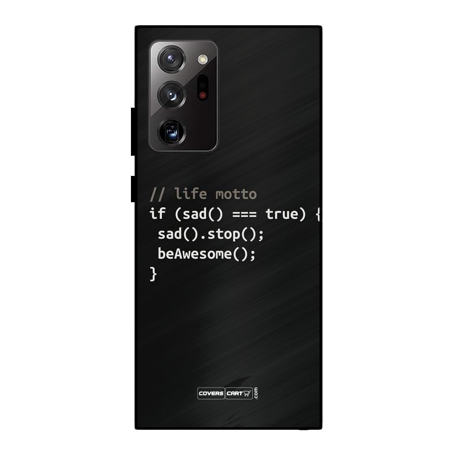 Programmers Life Metal Back Case for Galaxy Note 20 Ultra 5G