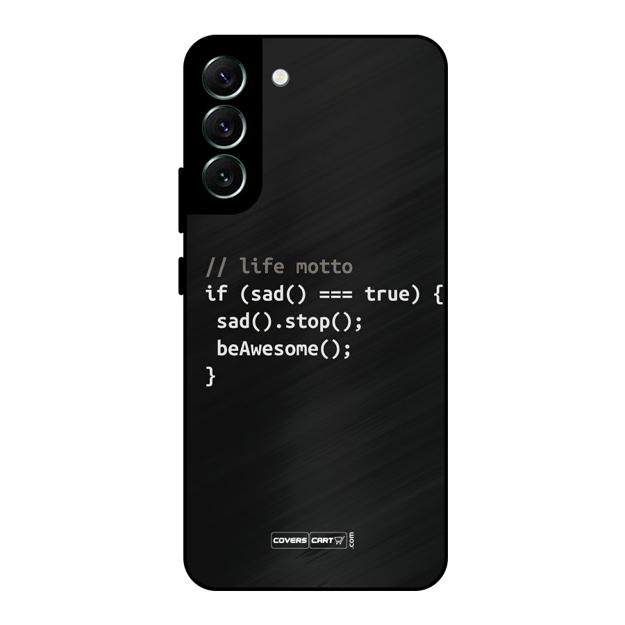 Programmers Life Metal Back Case for Galaxy S22 Plus 5G