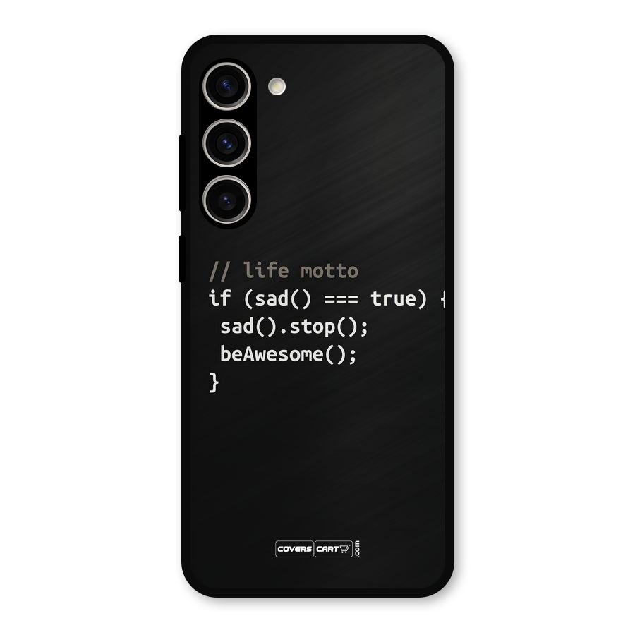 Programmers Life Metal Back Case for Galaxy S23 Plus