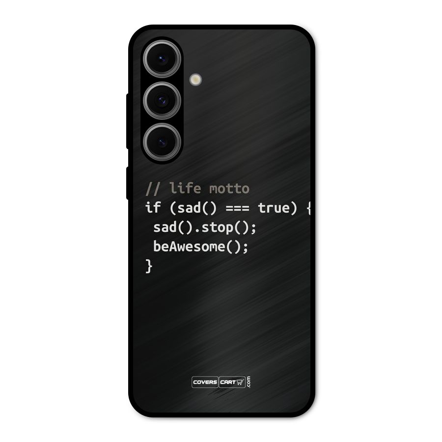Programmers Life Metal Back Case for Galaxy S24 FE