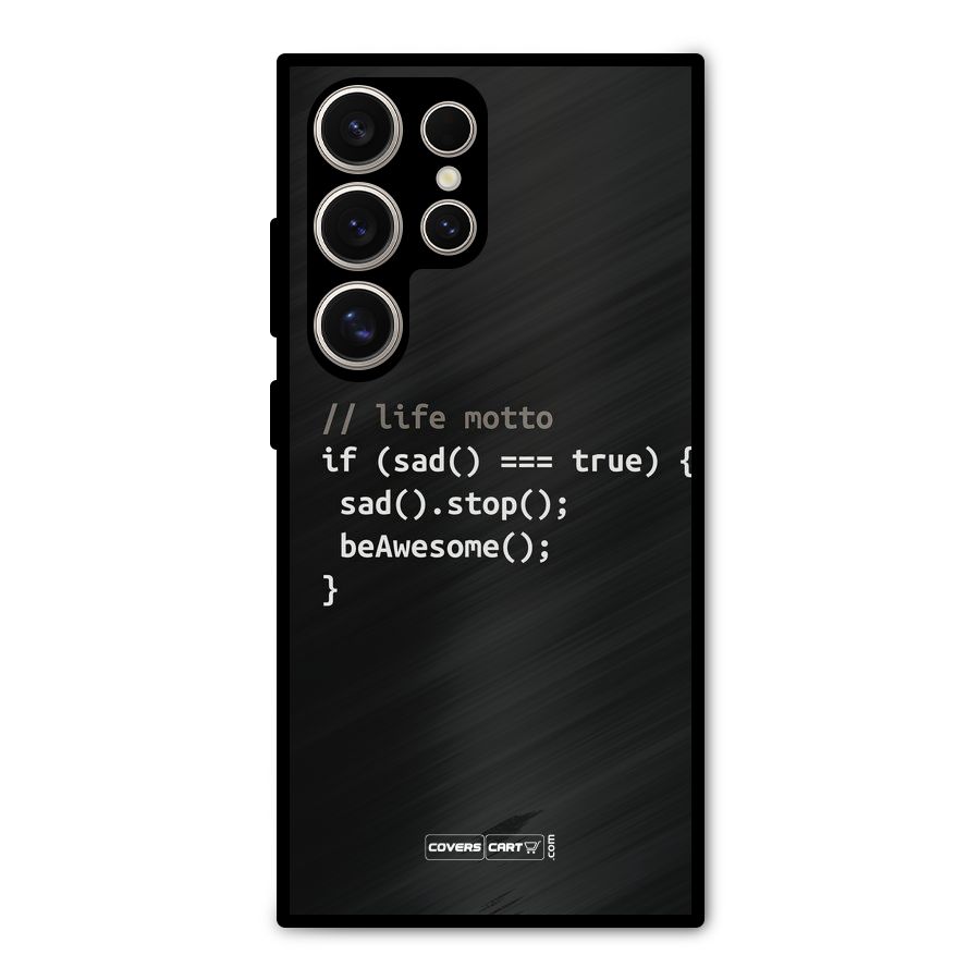 Programmers Life Metal Back Case for Galaxy S24 Ultra