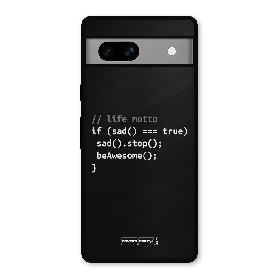Programmers Life Metal Back Case for Google Pixel 7a