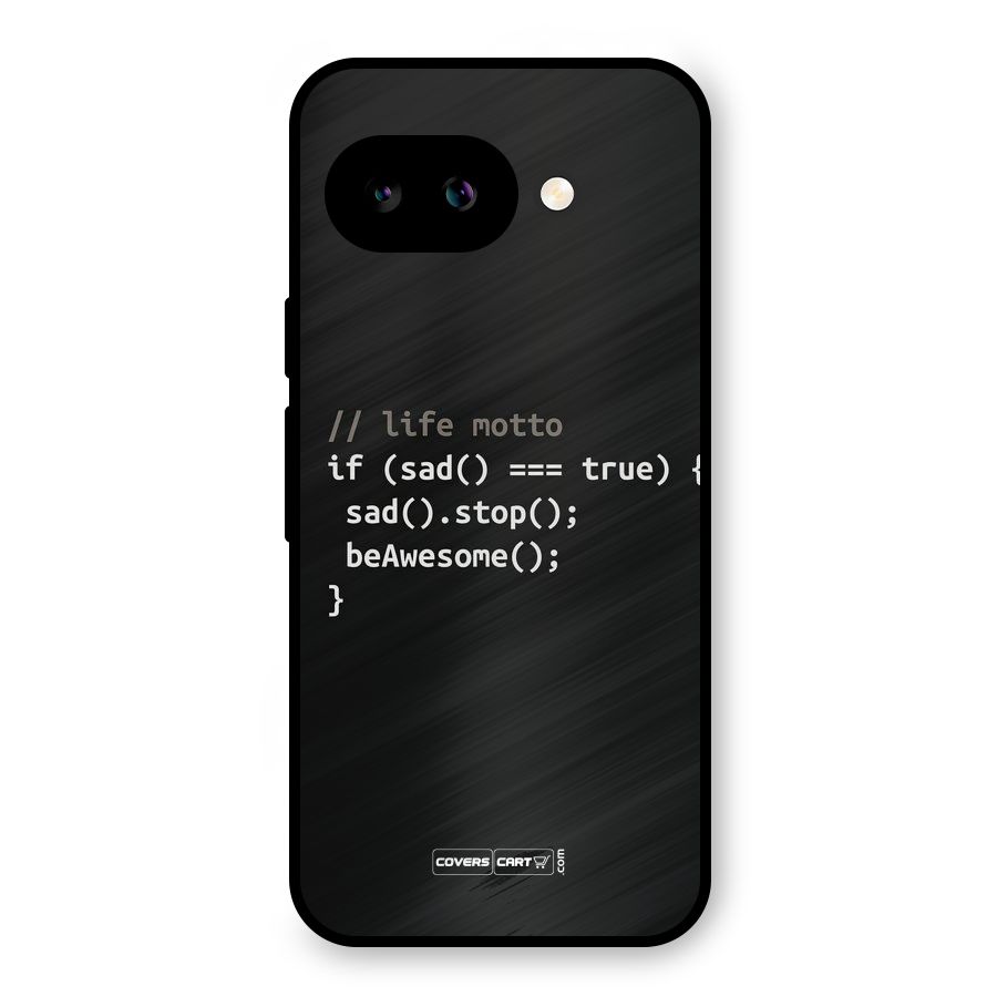 Programmers Life Metal Back Case for Google Pixel 9a