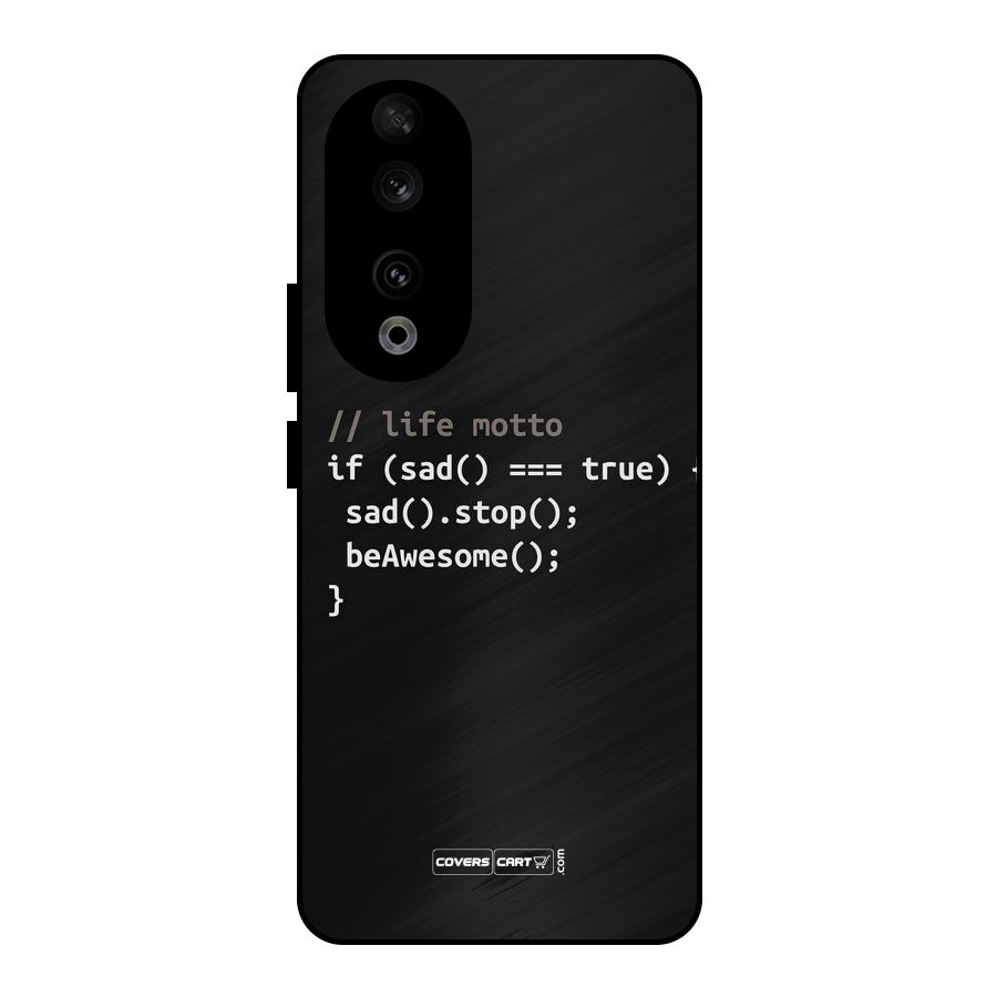 Programmers Life Metal Back Case for Honor 90