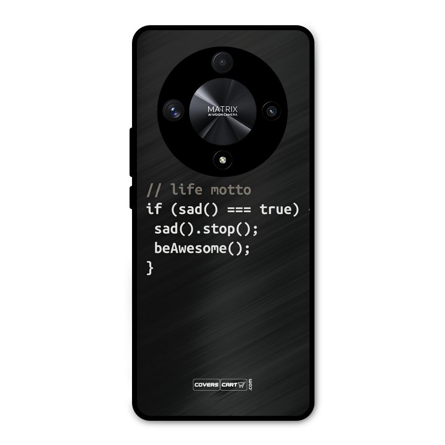 Programmers Life Metal Back Case for Honor X9b