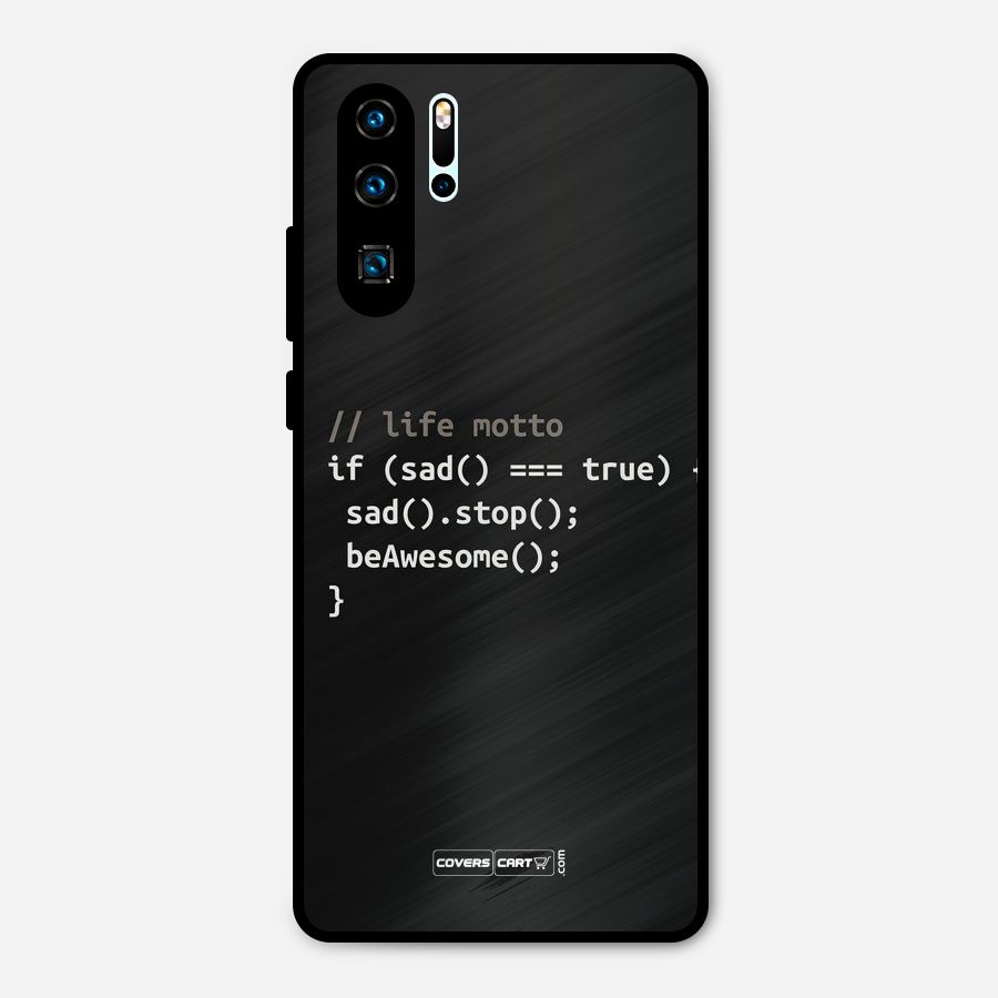 Programmers Life Metal Back Case for Huawei P30 Pro