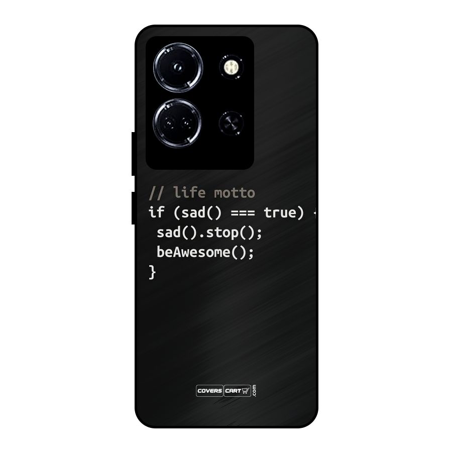 Programmers Life Metal Back Case for Infinix Note 30 5G