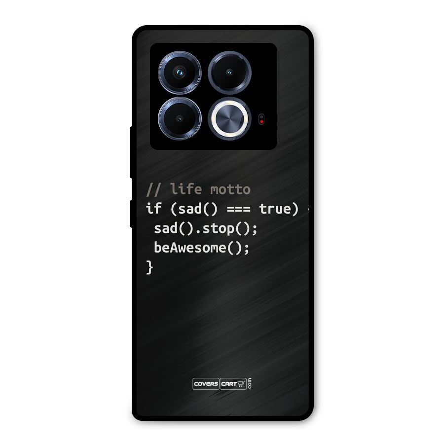 Programmers Life Metal Back Case for Infinix Note 40 5G