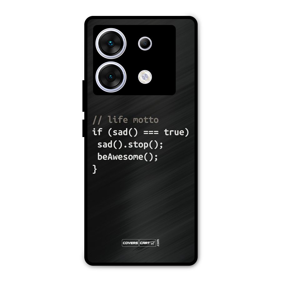 Programmers Life Metal Back Case for Infinix Zero 30 5G