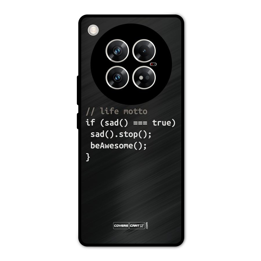 Programmers Life Metal Back Case for Infinix Zero 40 5G