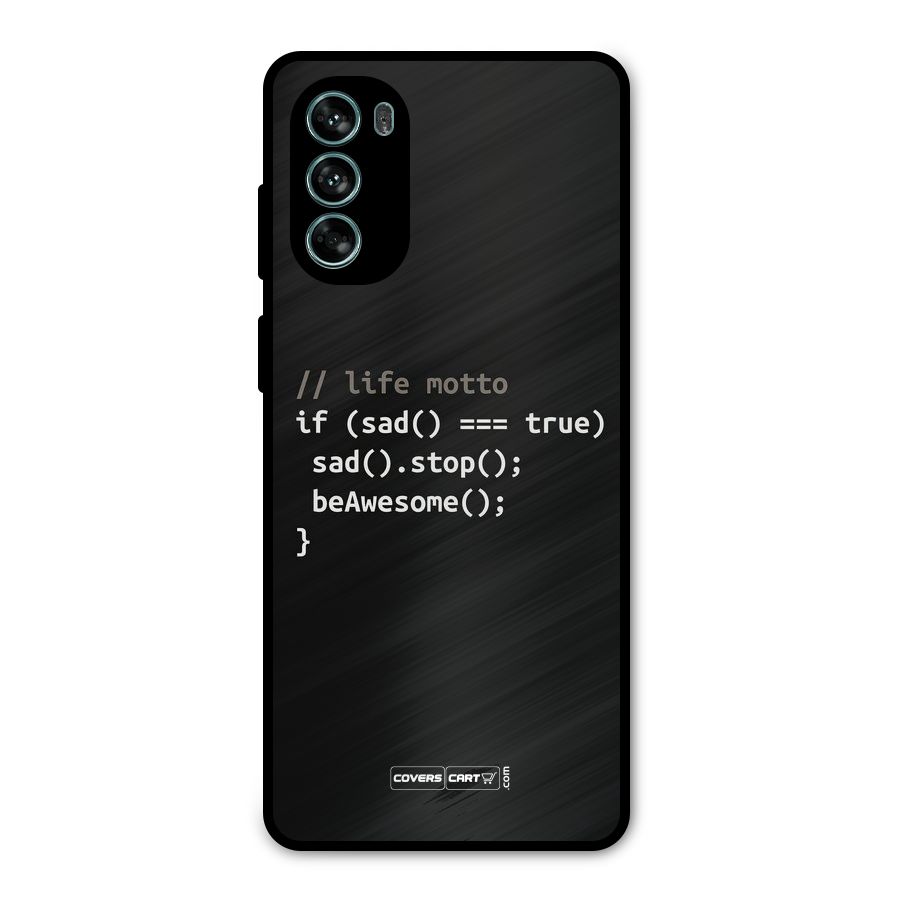 Programmers Life Metal Back Case for Moto G62