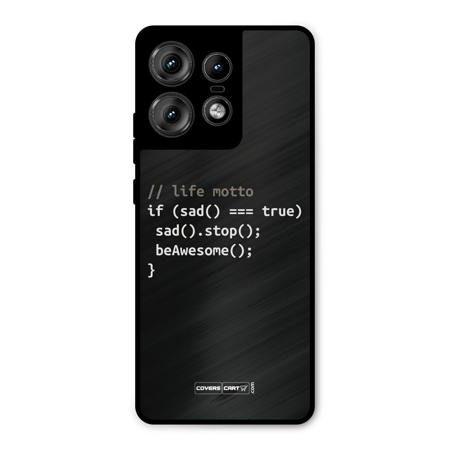 Programmers Life Metal Back Case for Motorola Edge 50 Pro