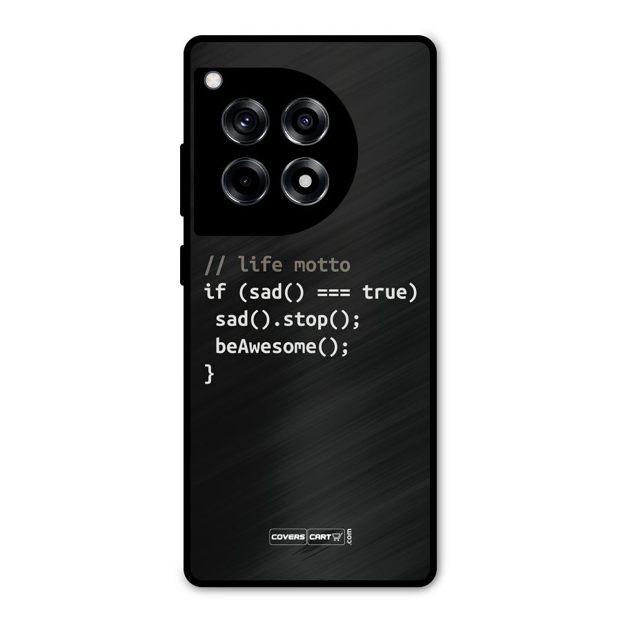 Programmers Life Metal Back Case for OnePlus 12R