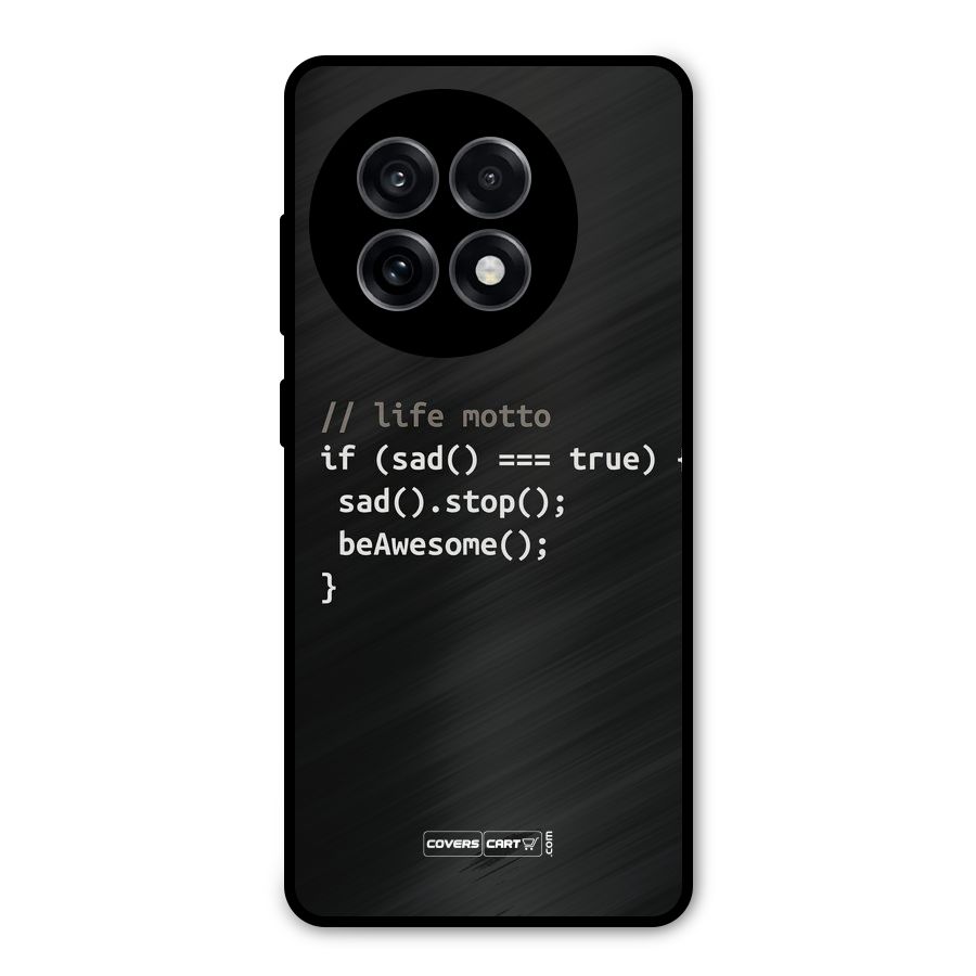 Programmers Life Metal Back Case for OnePlus 13R