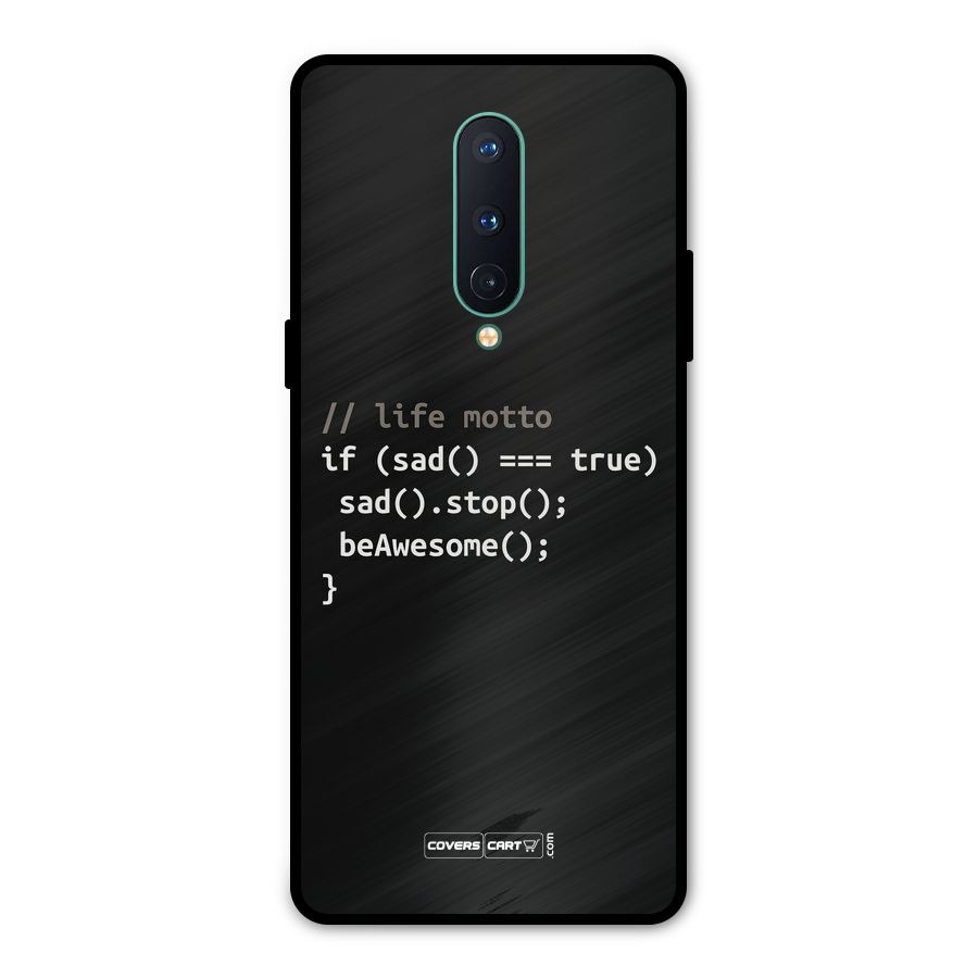 Programmers Life Metal Back Case for OnePlus 8