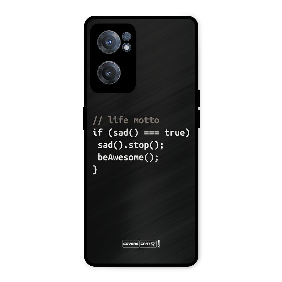 Programmers Life Metal Back Case for OnePlus Nord CE 2 5G