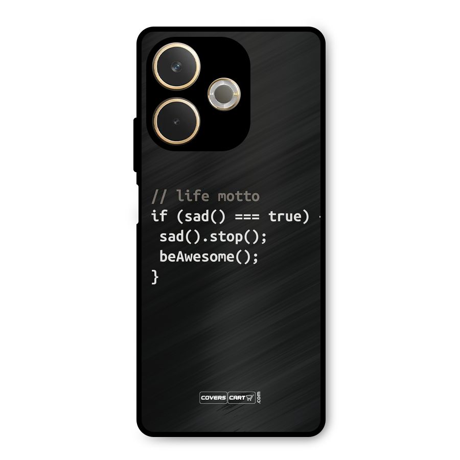 Programmers Life Metal Back Case for Oppo A5 Pro