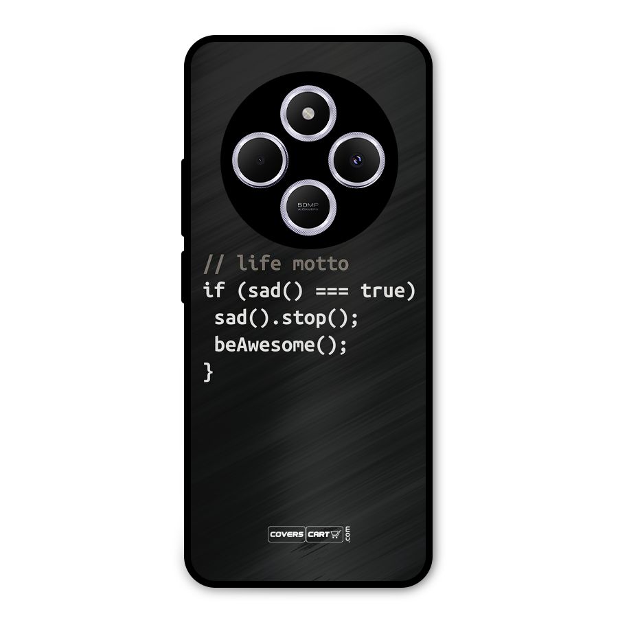Programmers Life Metal Back Case for Poco C75 5G