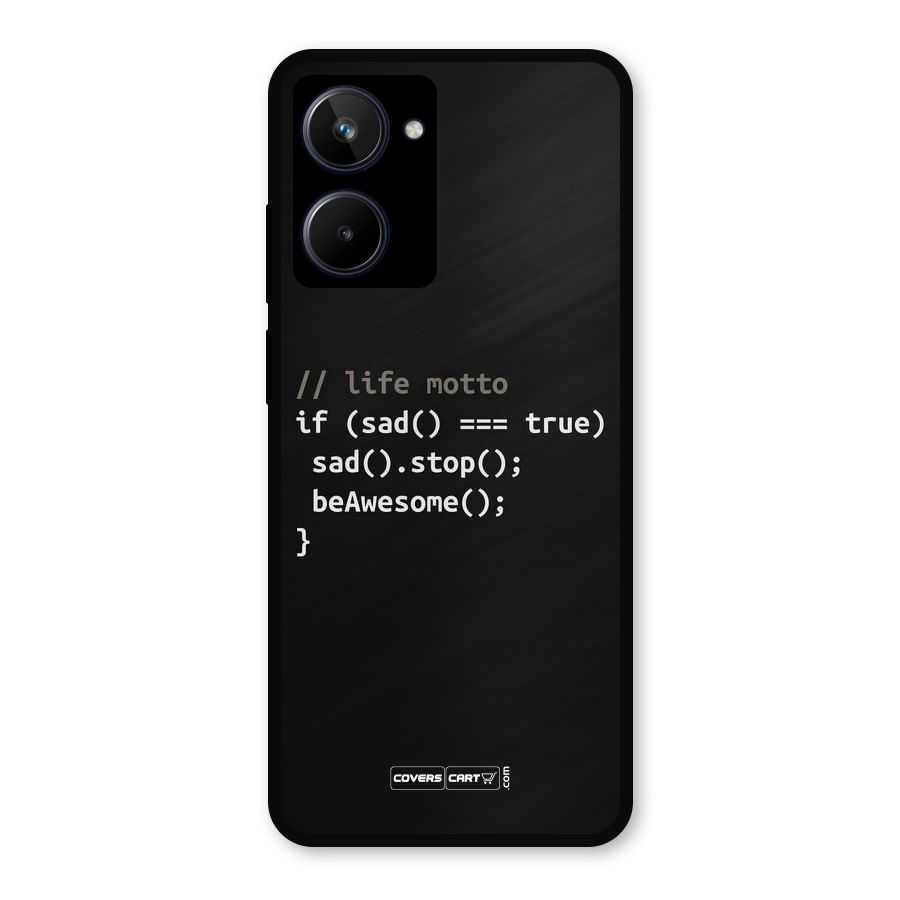 Programmers Life Metal Back Case for Realme 10