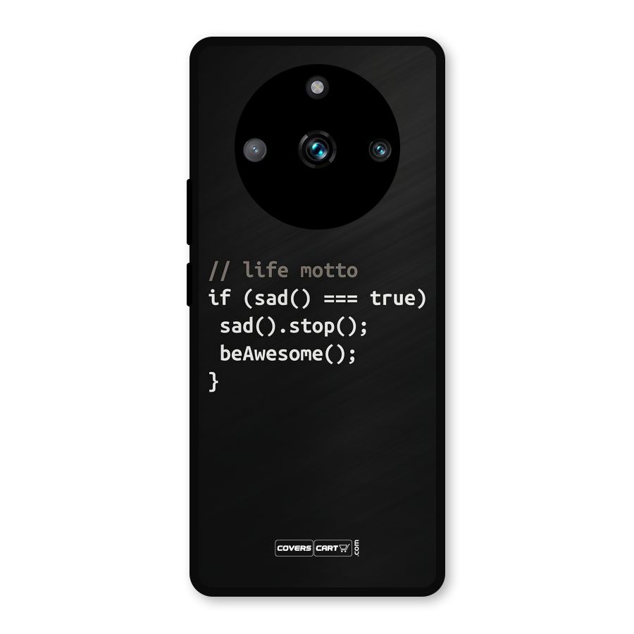 Programmers Life Metal Back Case for Realme 11 Pro Plus