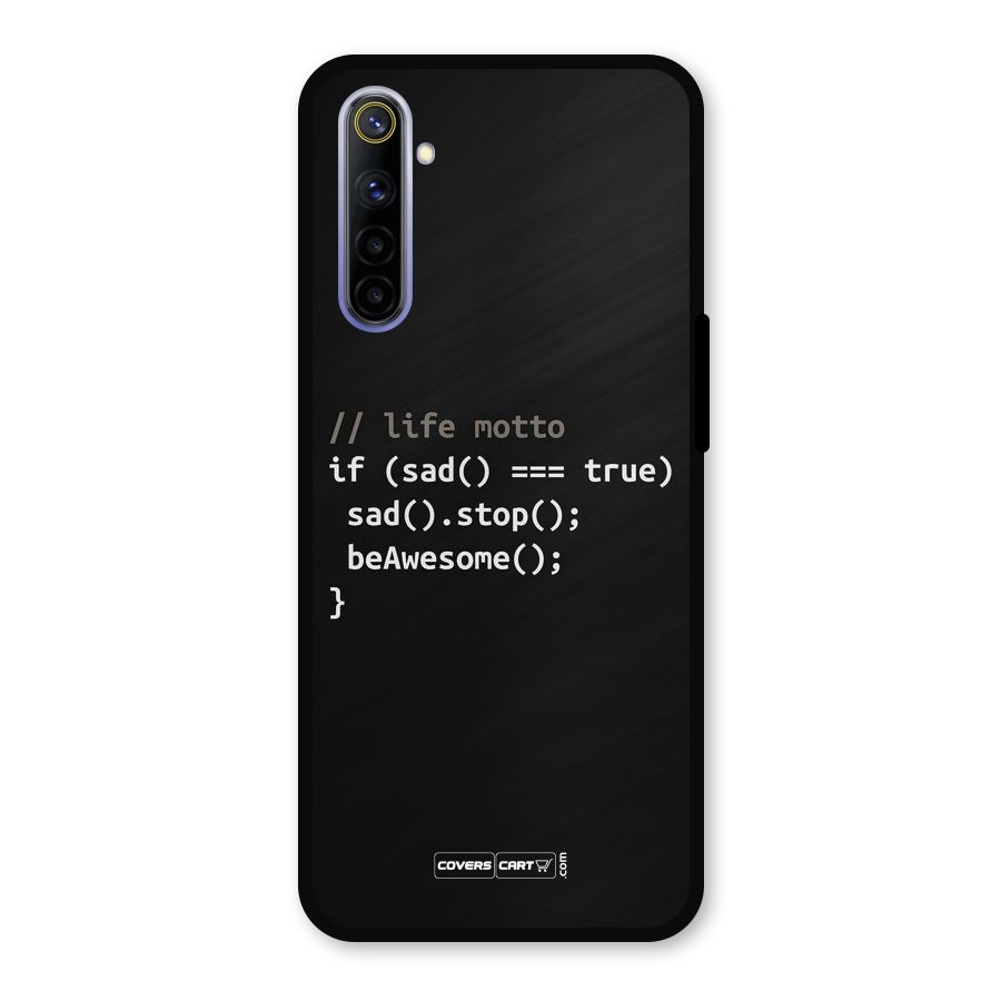 Programmers Life Metal Back Case for Realme 6
